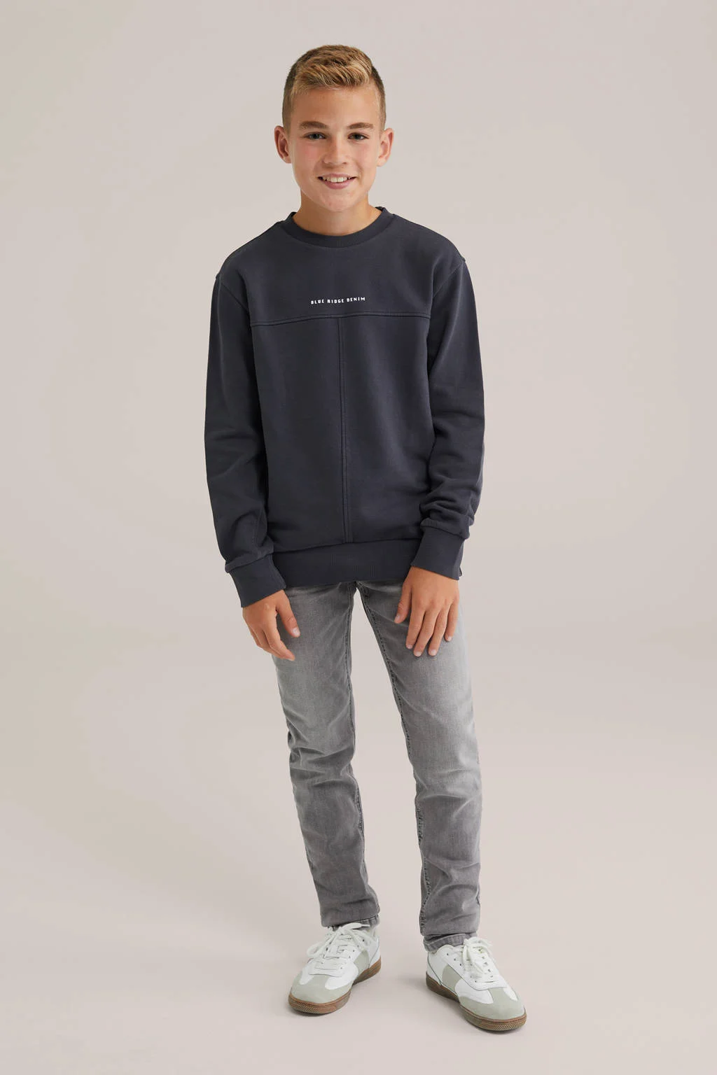 WE Fashion Blue Ridge sweater antraciet