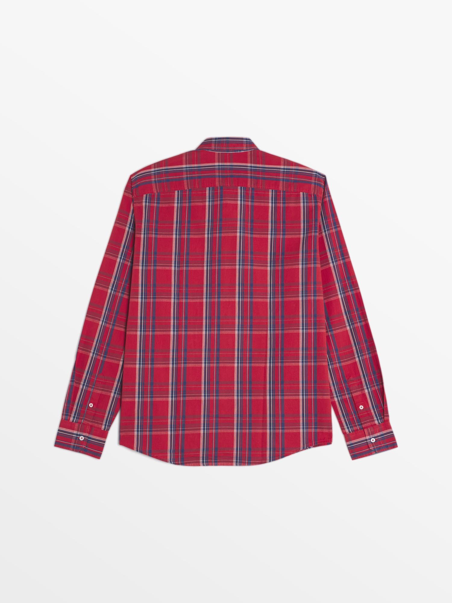 Chemise Homme Grands Carreaux Rouge