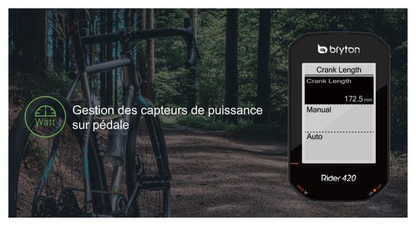 BRYTON Compteur GPS Rider 420T   Ceinture Cardio/Capteur Cadence