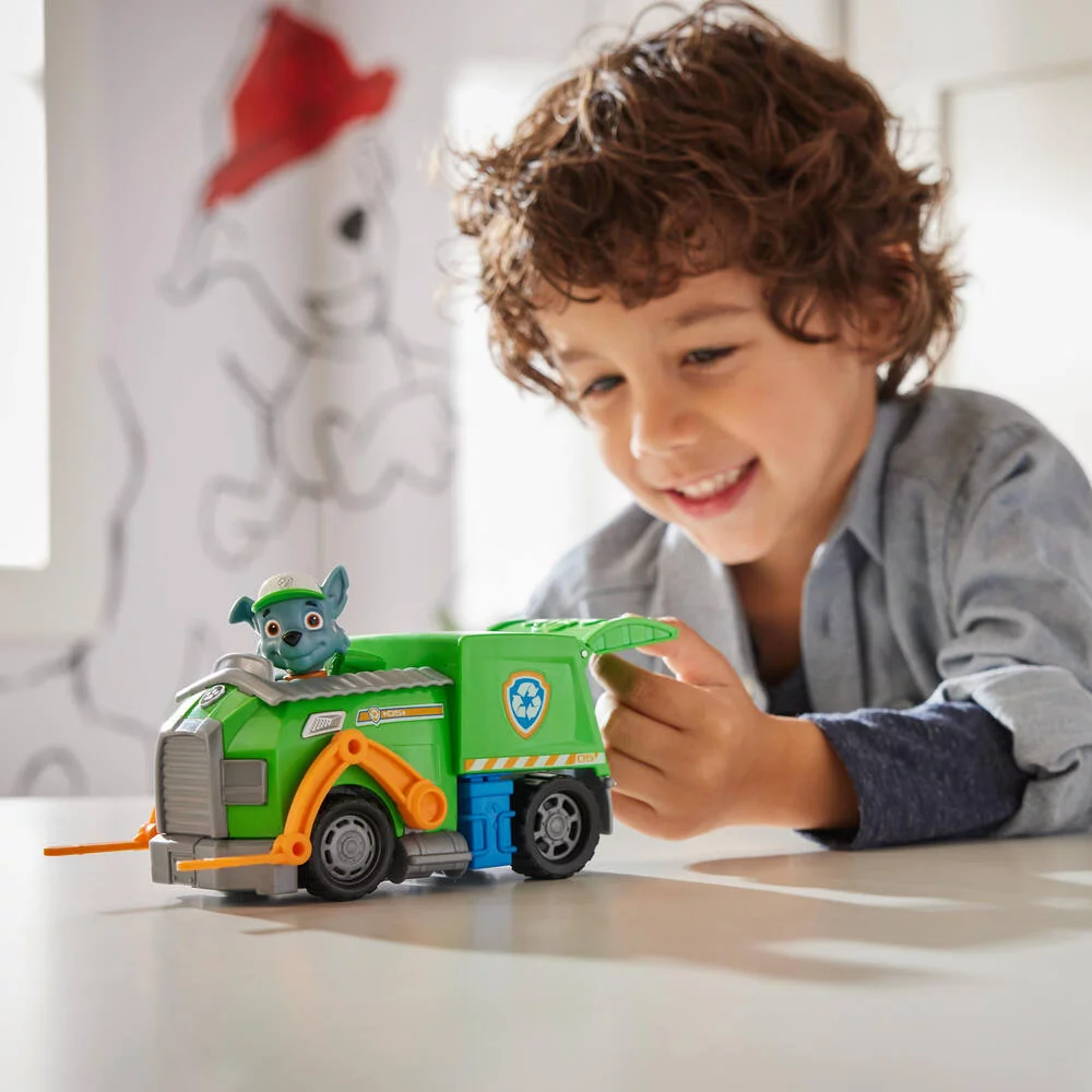 PAT'PATROUILLE  - VEHICULE ET FIGURINE ROCKY