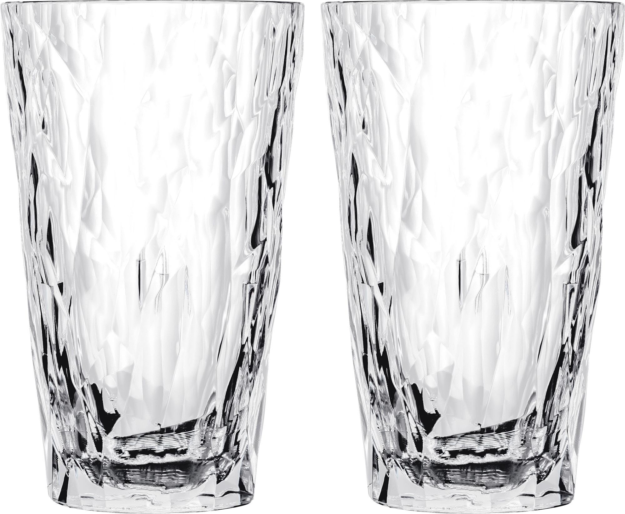 Koziol Longdrink Superglas CLUB No. 6 300 ml 2er Set crystal clear