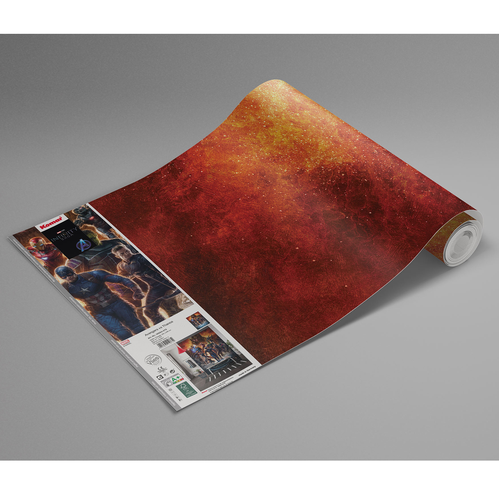 Vlies-Fototapete AVENGERS VS THANOS - bunt - 200x280 cm