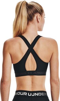 Under ArmourCrossback Mid Bra - schwarz