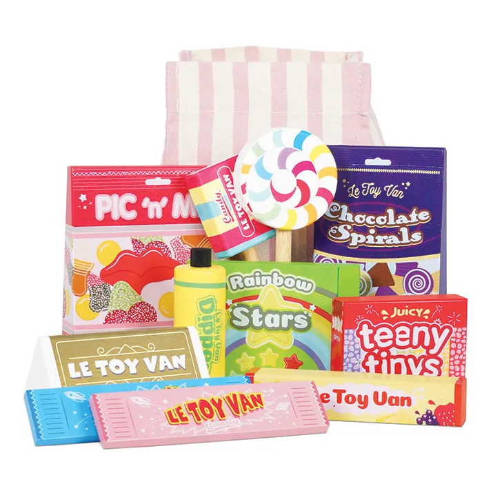 Le Toy Van Bonbons et friandises en bois - Set de 11