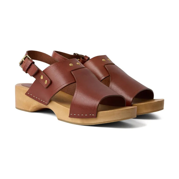 Soeur Sandales Amy Cuir | Acajou