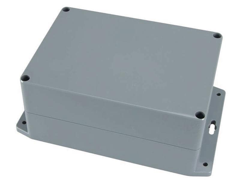 Velleman Gehäuse G317, 222 x 146 x 55 mm Dunkelgrau Abgedichtetes ABS-Gehäuse