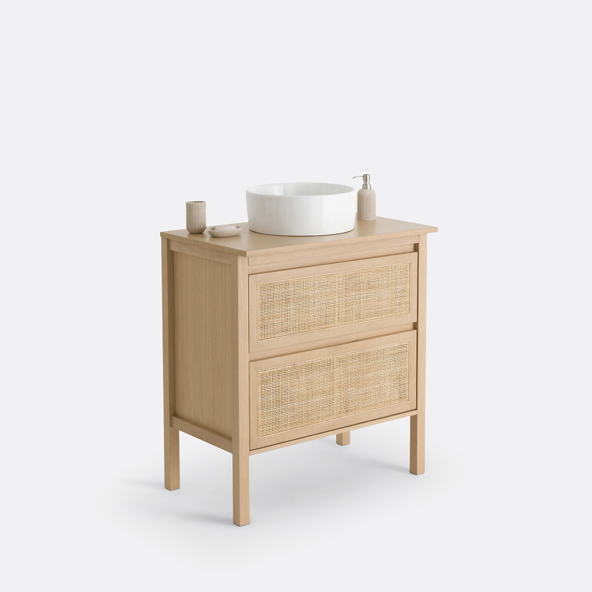 LA REDOUTE INTERIEURS<br>Cottom para lavatório L80 cm, Lumpa