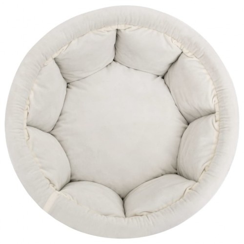 Cama redonda cinza para cães Vidaxl