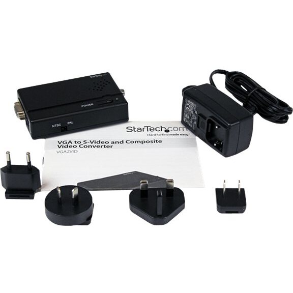 StarTech.com Convertisseur haute résolution VGA vers Composite ou S-Video.