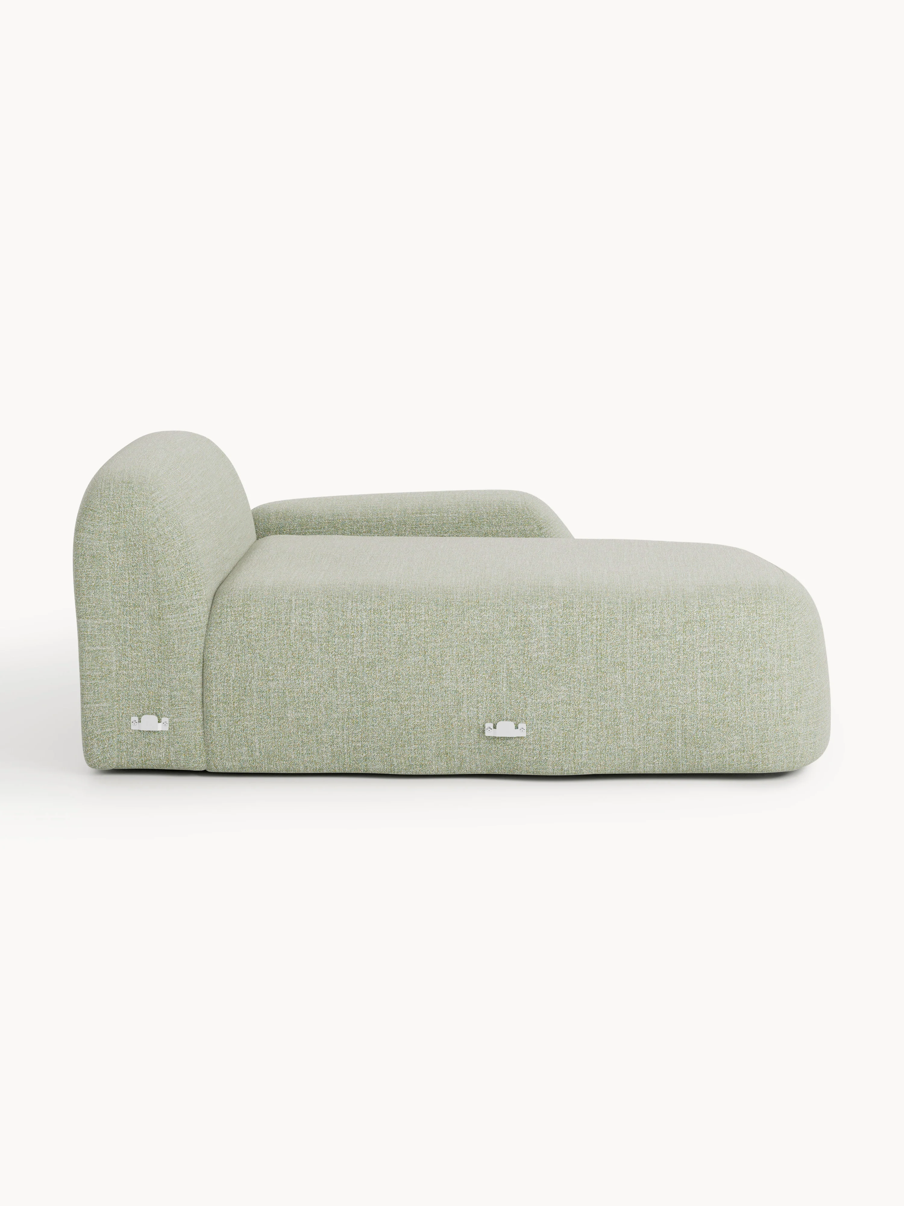 Bouclé hoekmodule Wolke