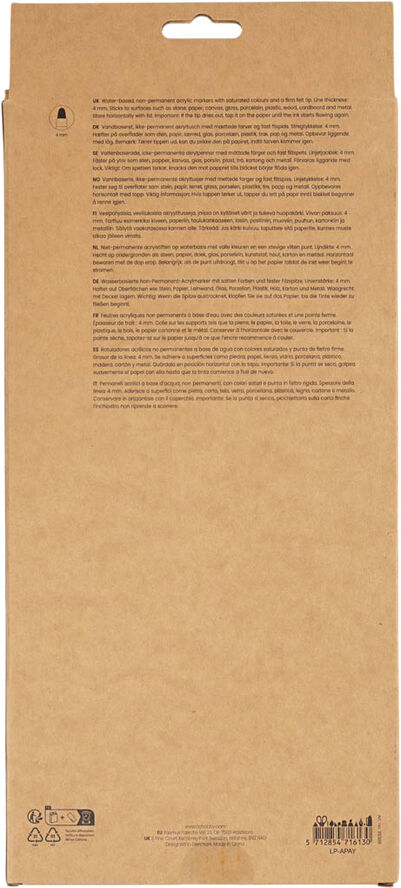 Creativ Company Kreativ Multi Tusch, streg 4 mm.