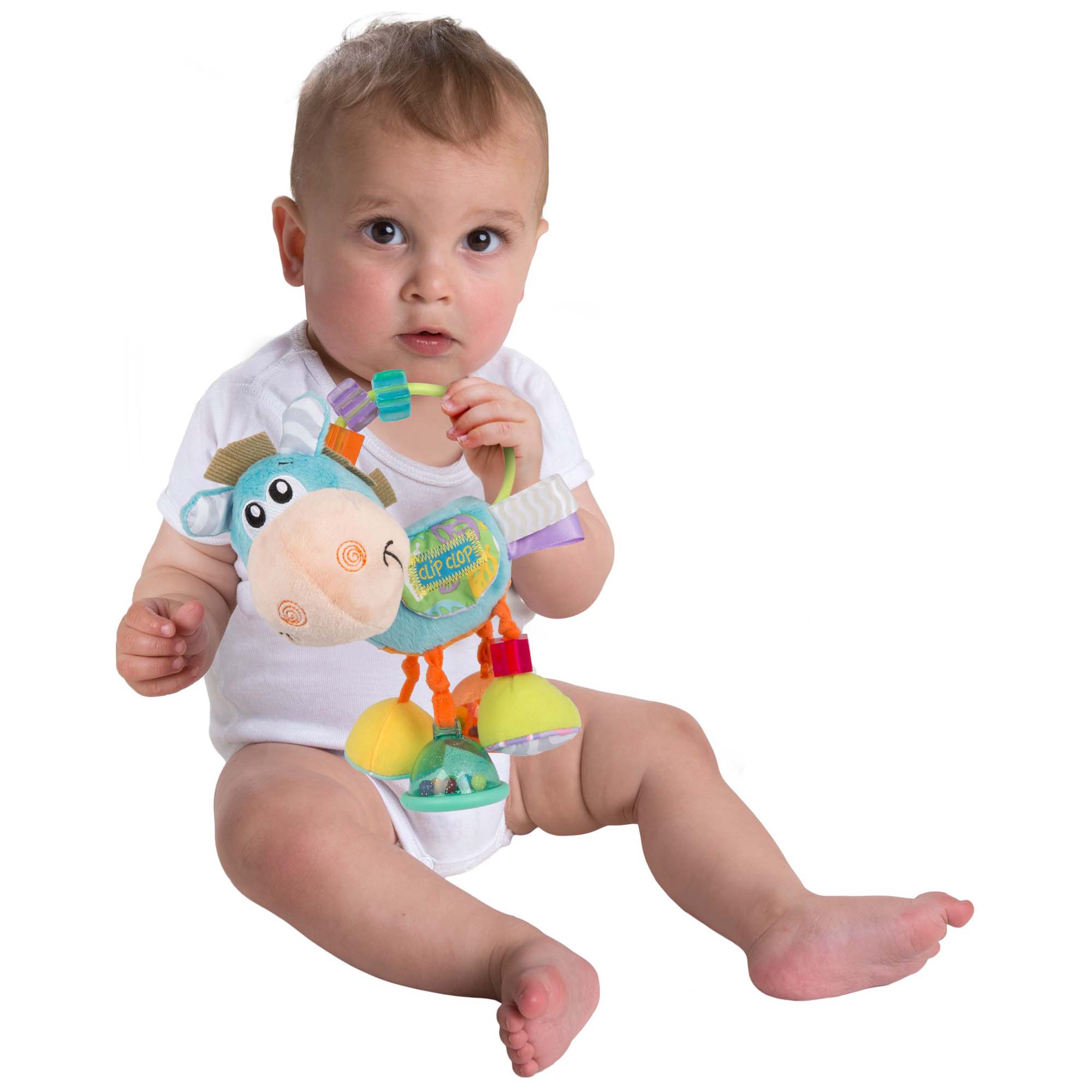 Playgro Clip Clop Activity Rattle Paard rammelaar multi