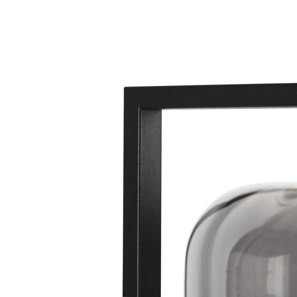 Qazqa vloerlampen qara zwart e27