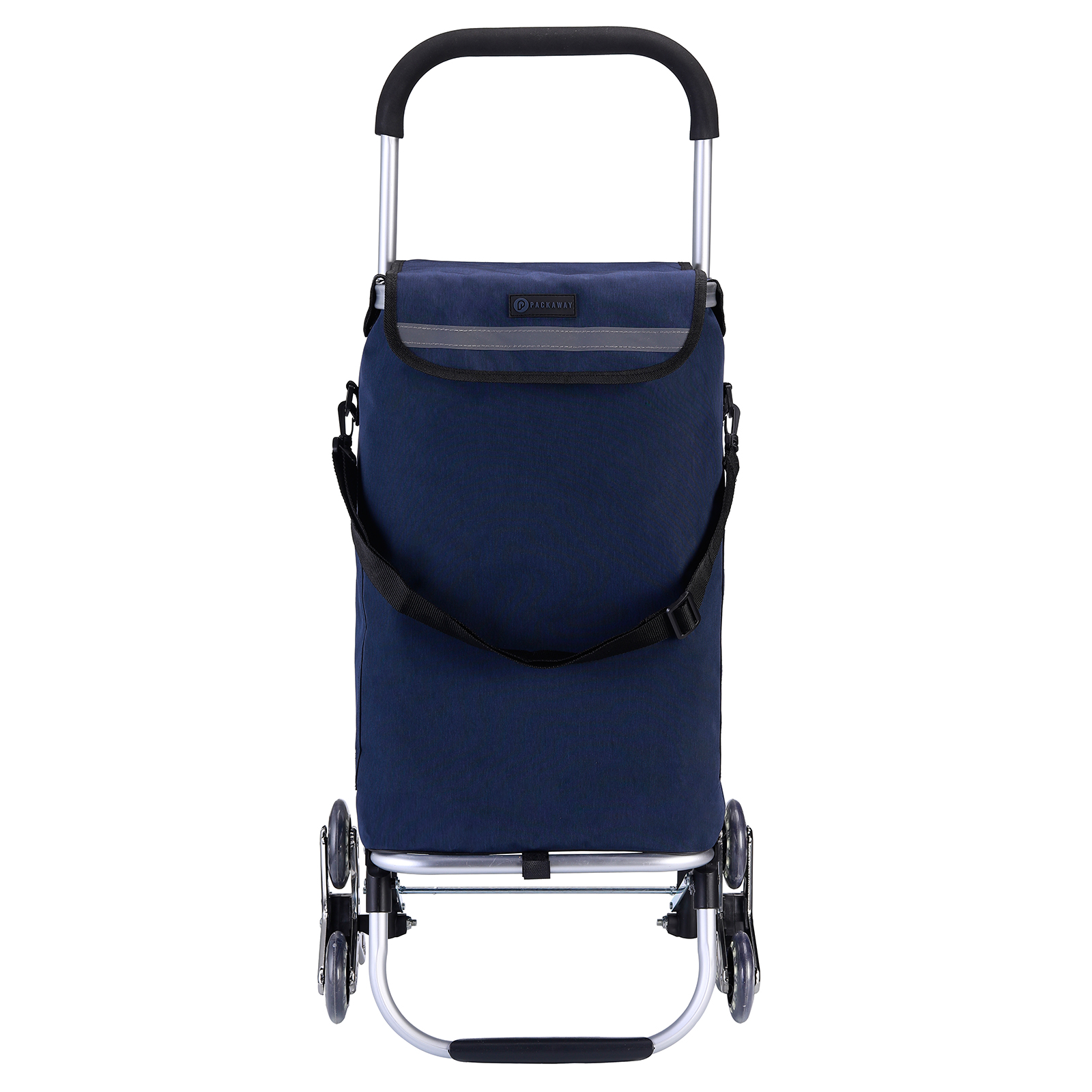 Packaway 40 liter boodschappentrolley met 6 wielen - Blue