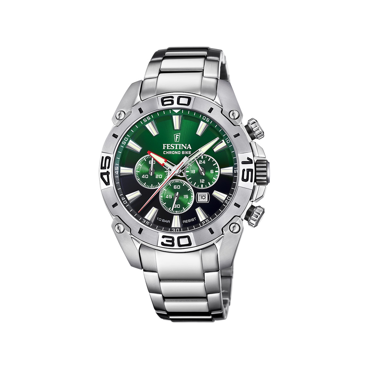 Montre Festina homme chronographe bracelet acier