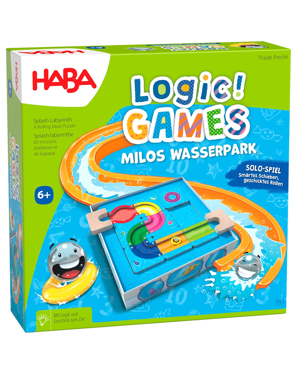 Denkspiel LOGIC! GAMES - MILO`S WASSERPARK in bunt