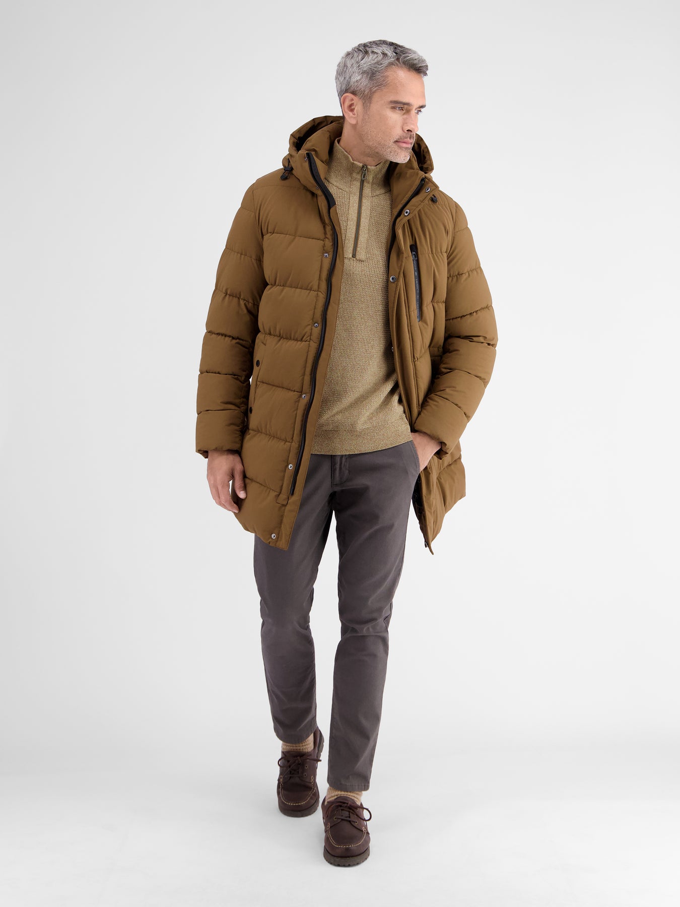 Herren Stricktroyer in Melange-Optik