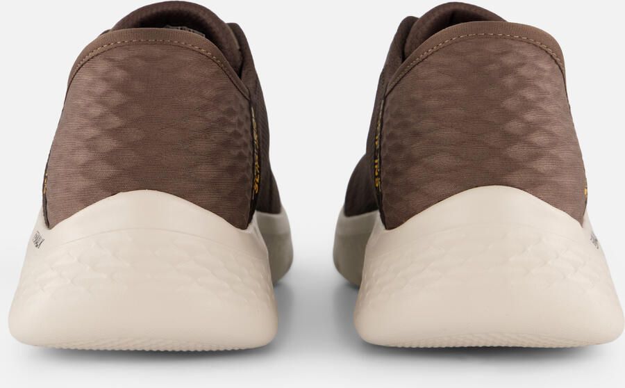 Skechers Slip-ins Go Walk Flex Hands Up Heren Instappers Bruin