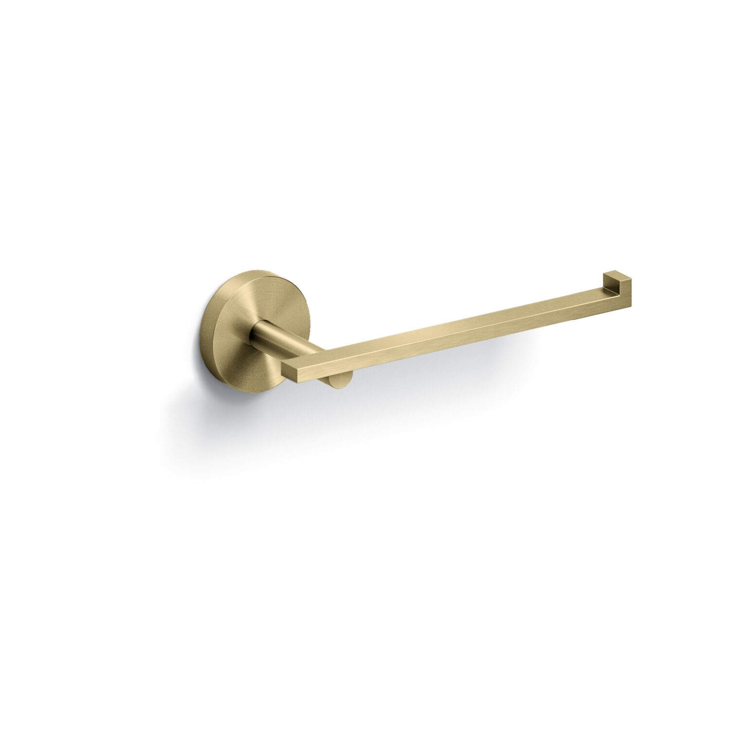 Clou Flat toiletrolhouder messing geborsteld PVD