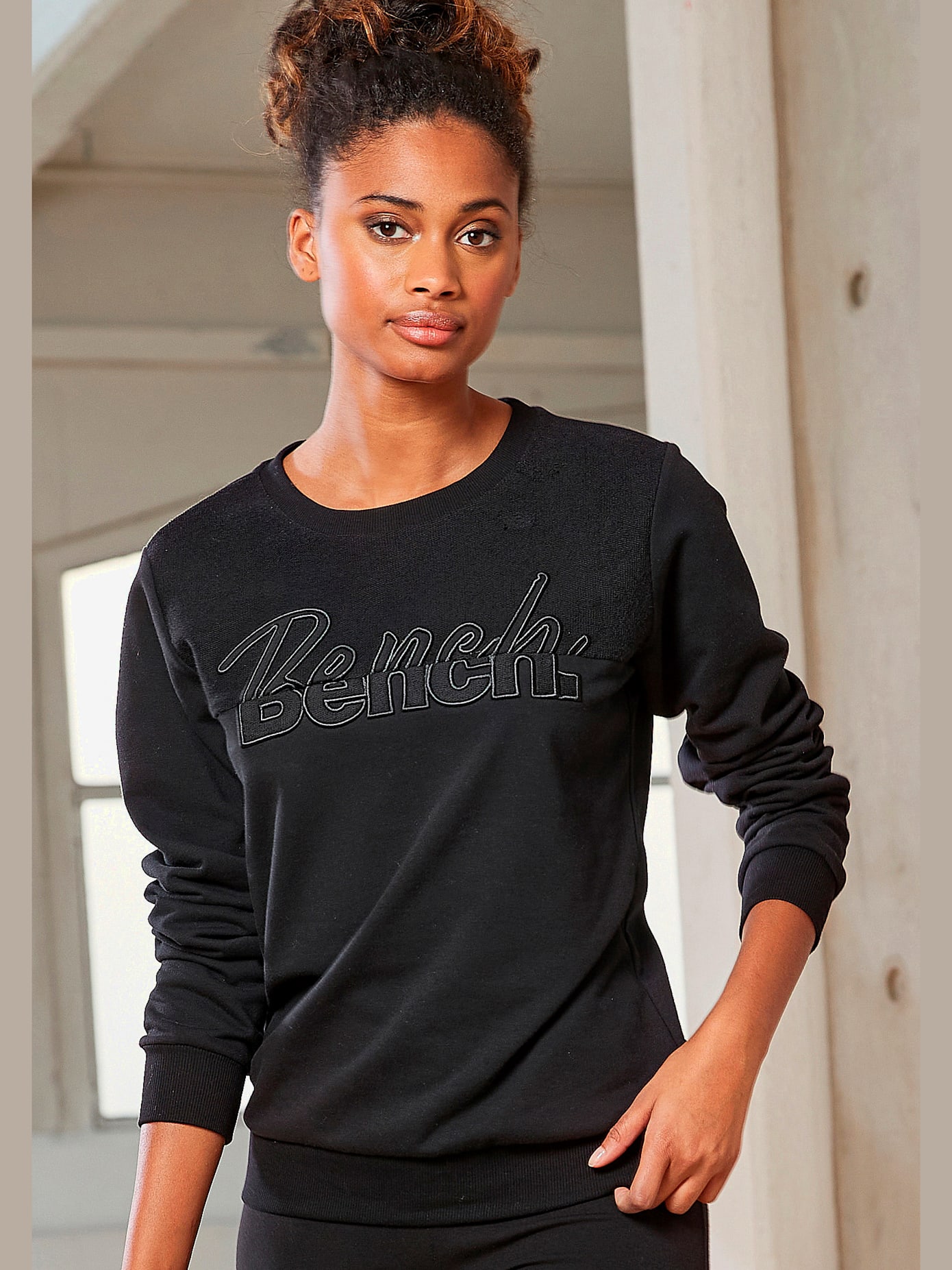 Sweatshirt avec logo imprimé