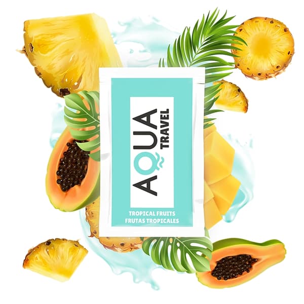 Aqua Travel - Tropical Fruits Flavor Vannbasert glidemiddel 6 Ml