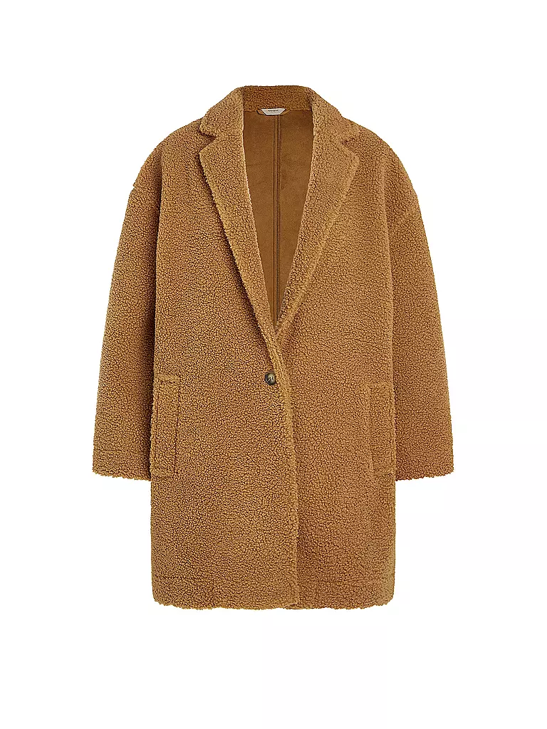 PENN&INK Mantel in Felloptik camel
