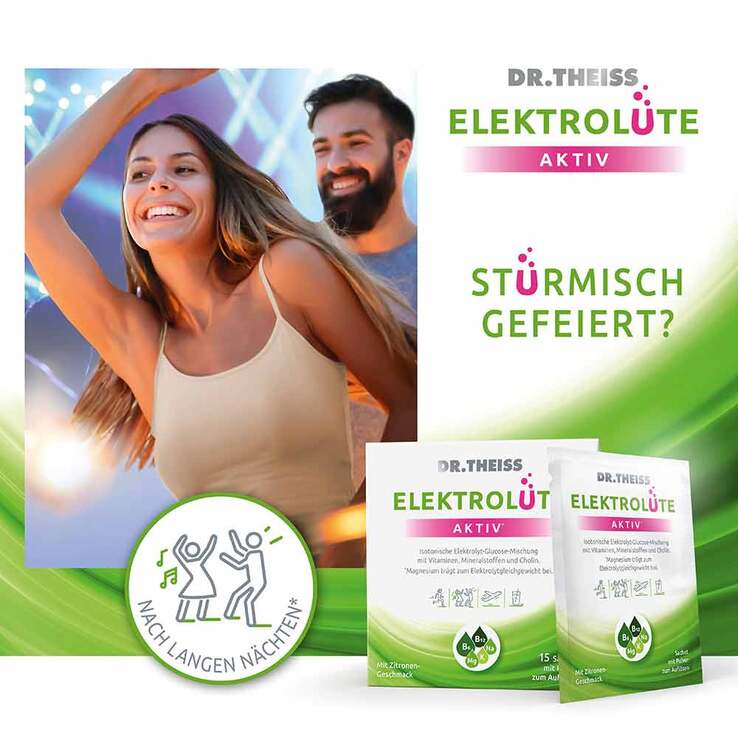 Dr. Theiss Elektrolüte Aktiv Pulver Sachets, 15 St