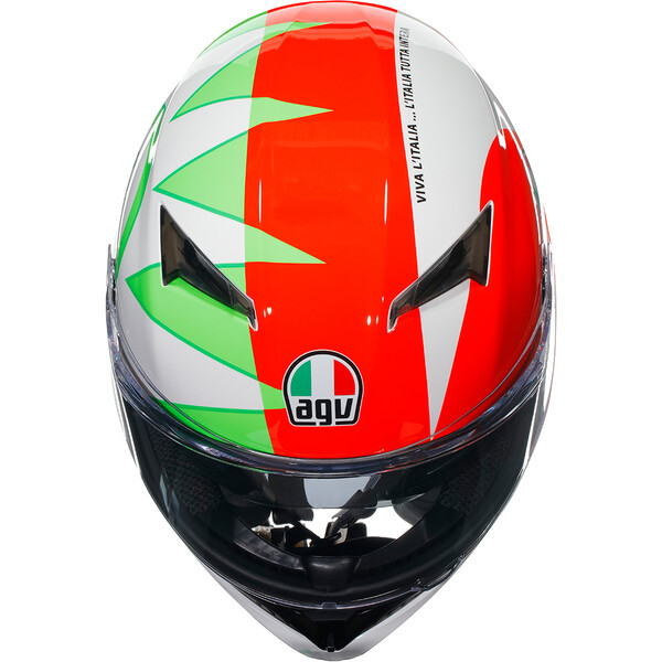 AGV - Casque K3 Rossi Mugello 2018 Vert / Blanc / Rouge