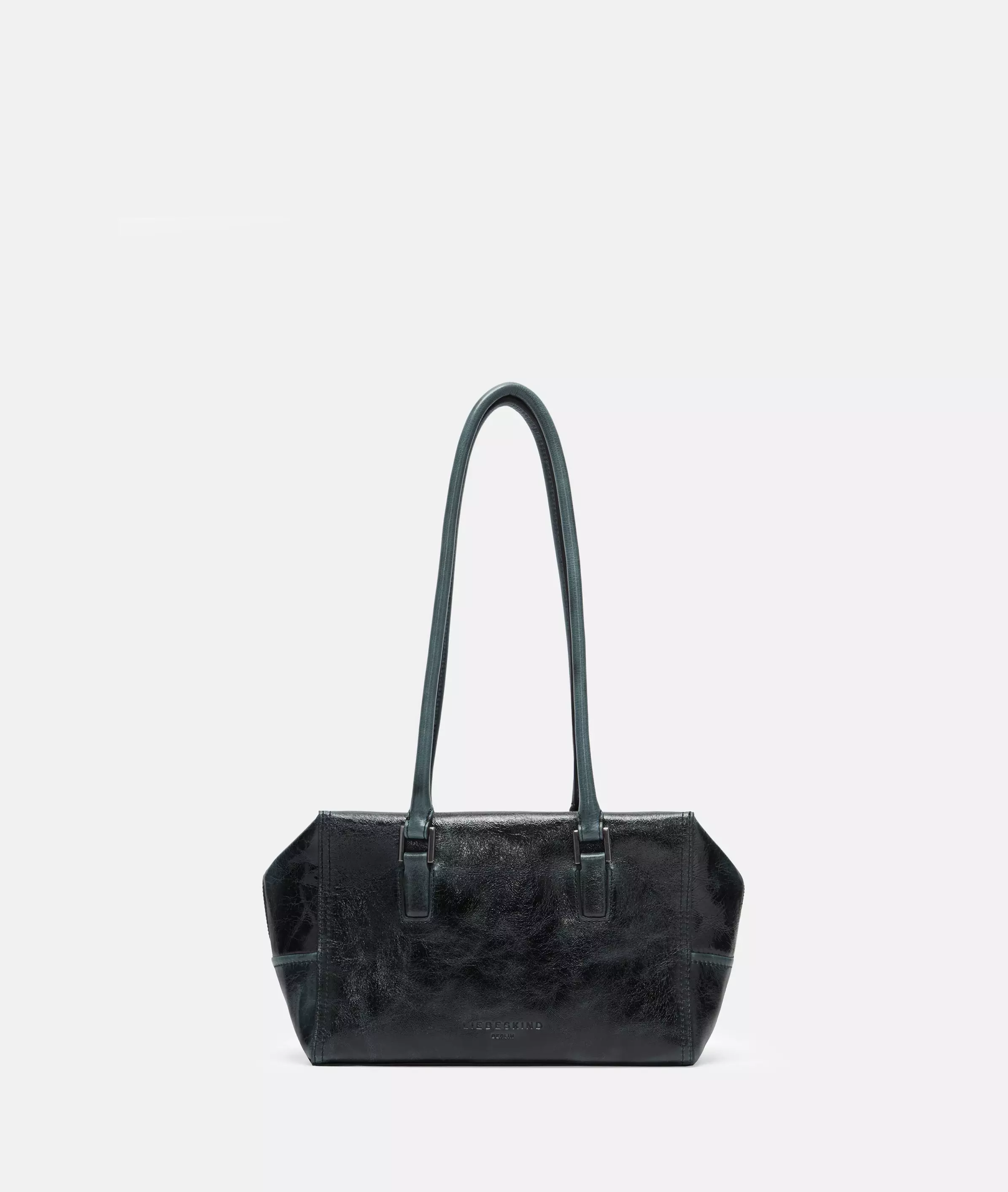 Archive Kayla Satchel S Handy leather shoulder bag with glossy finish