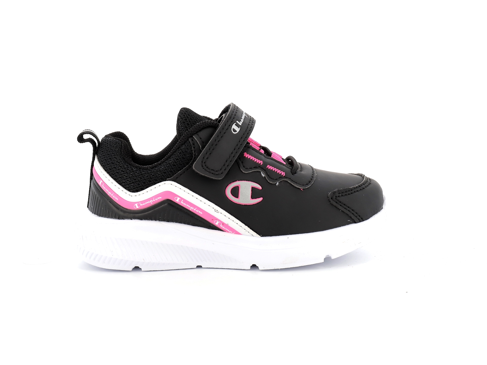 Champion-S32208 Matières combinées Noir Rose