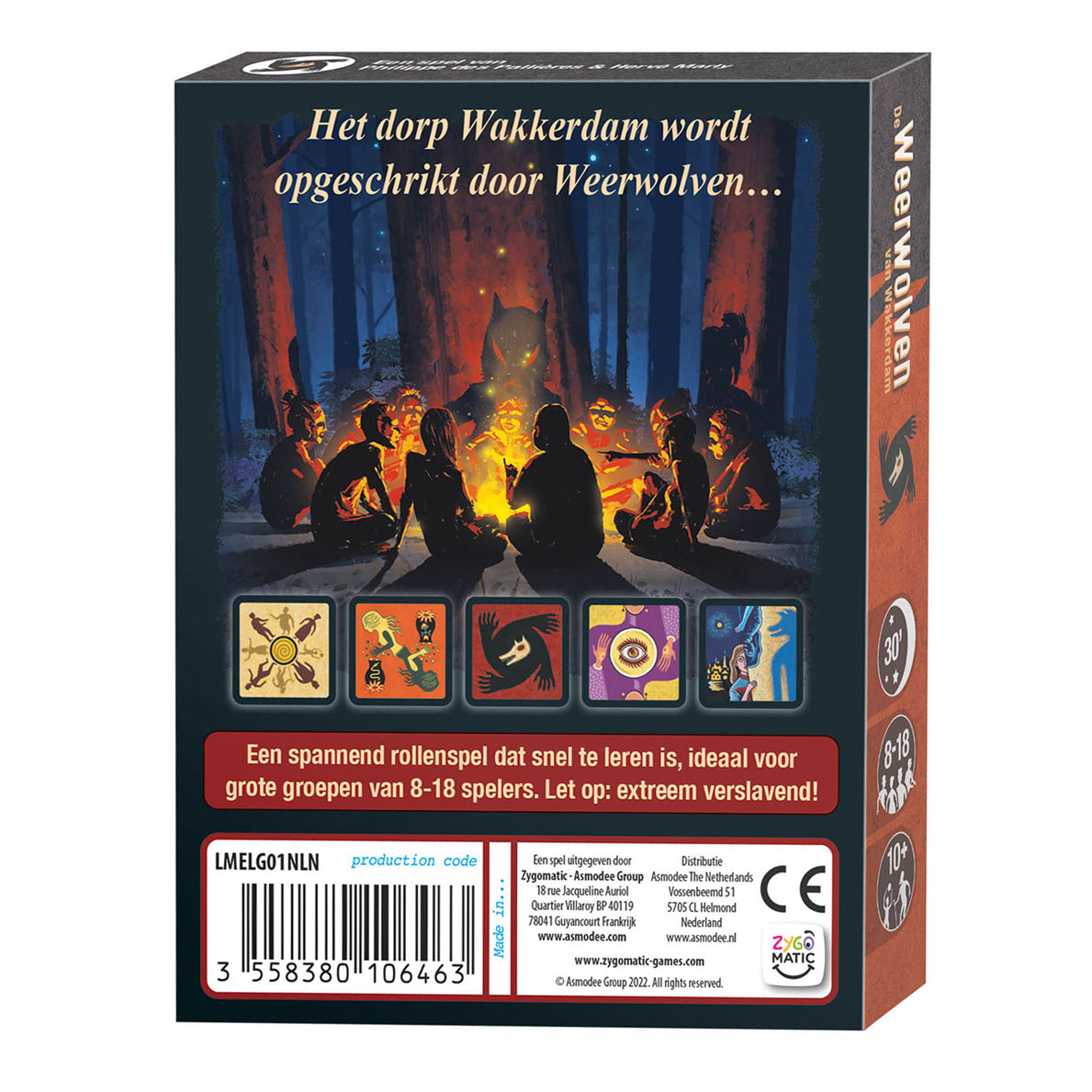 De Weerwolven van Wakkerdam Kaartspel