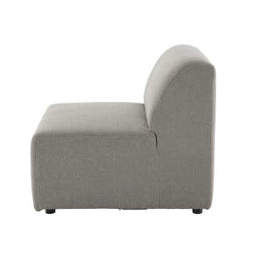 Modulaire bank Lieve tussenstuk taupe stof