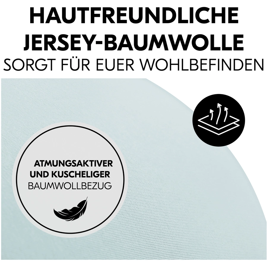hauck Stillkissen Nurse N Care Eukalyptus