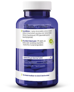 Vitakruid L-Lysine 1000mg Tabletten 90TB