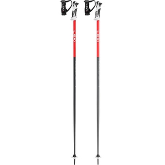 Leki Bold S Stock Dark Anthracite / Bright Red / White