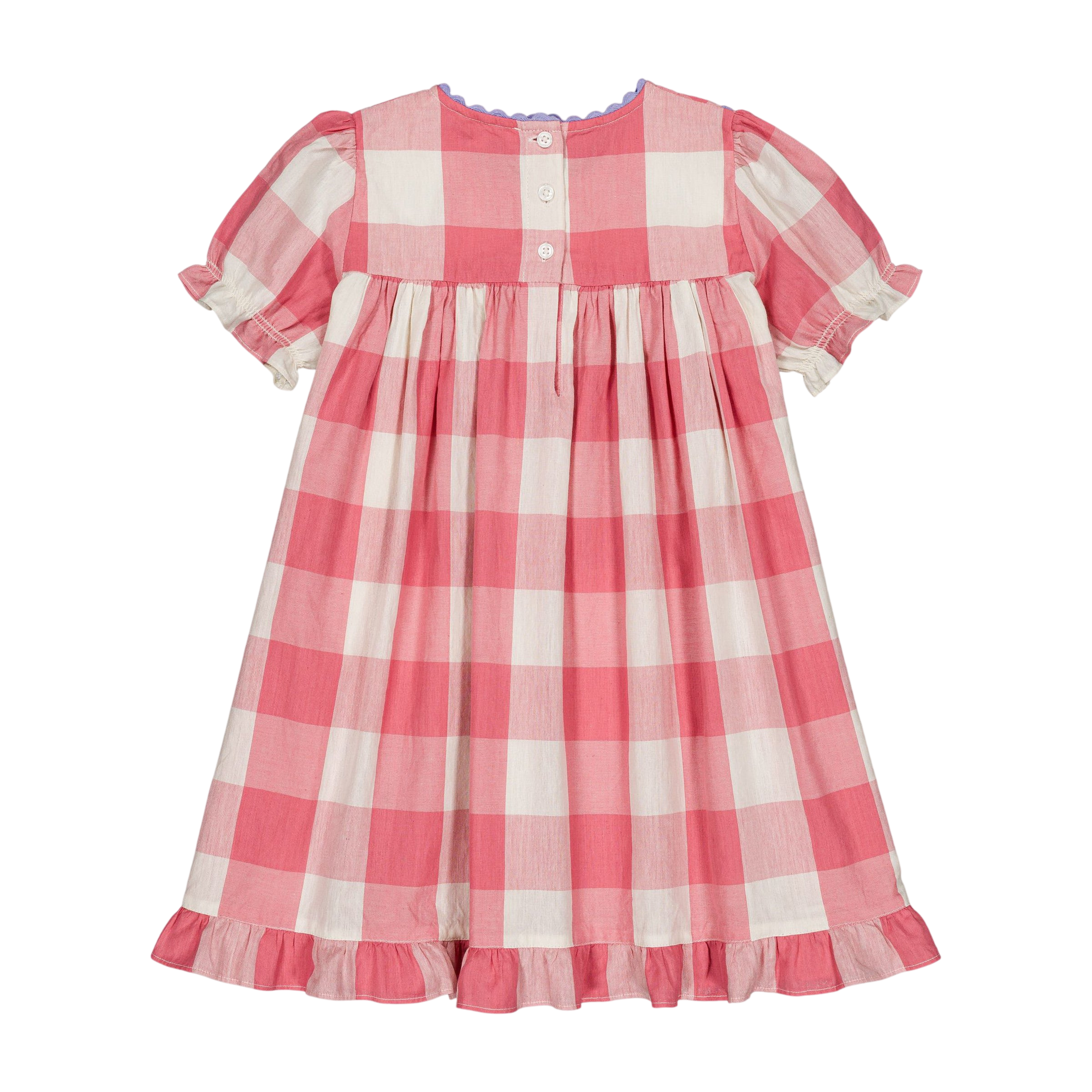 Kleid Lousiette Check Rose