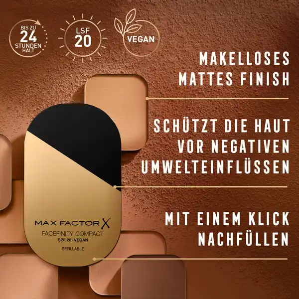Facefinity Compact Foundation 001 Porcelain LSF 20