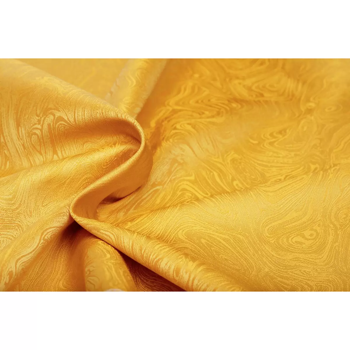 Nachtvorhang Jacquard Moiré Gold
