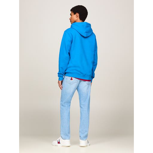 Tommy Jeans TJM Washed Hættetrøje, Coastal Cobalt, L
