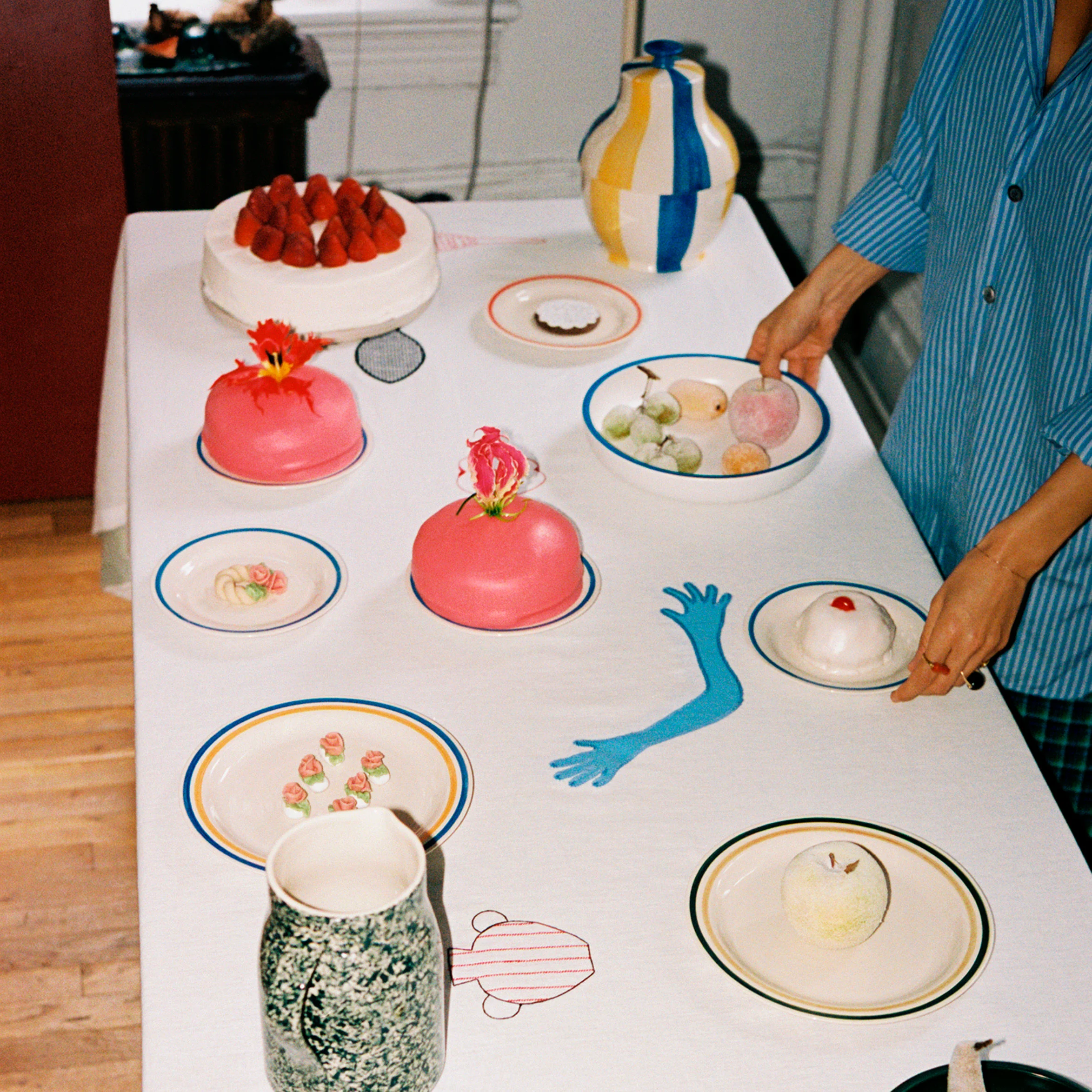 SOBREMESA - Set de 2 assiettes céramique | Vert