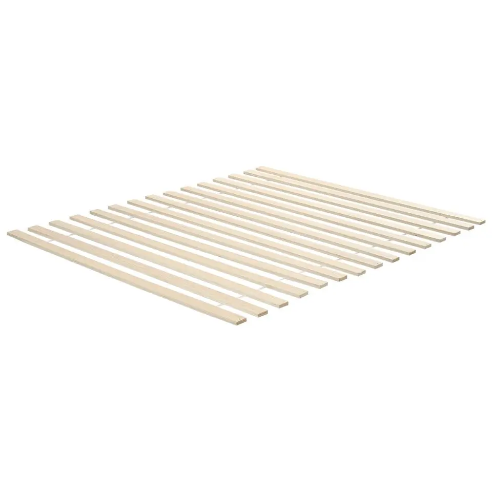 SALERNAS - Tweepersoonsbed - Zwart - 140 x 200 cm - Dennenhout