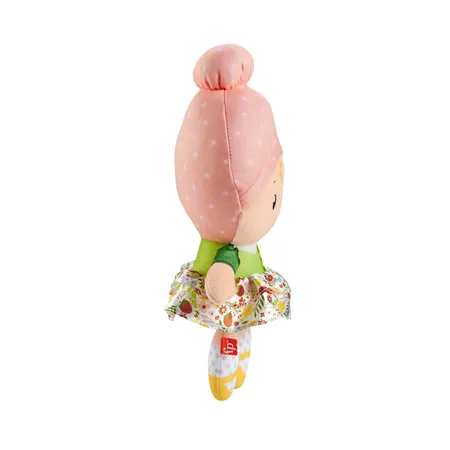 Fisher-Price Meine erste Schmusepuppe von Fisher-Price, mit Regenbogen-Beißring