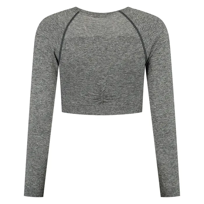 Gymshark Adapt Marl Seamless Longsleeve Crop Shirt Dames