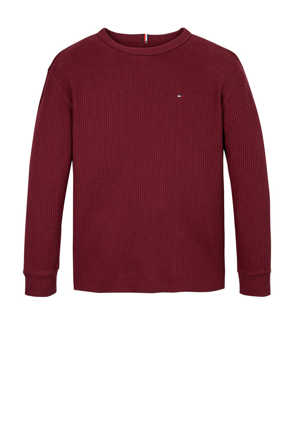 Tommy Hilfiger gestreepte longsleeve oudroze