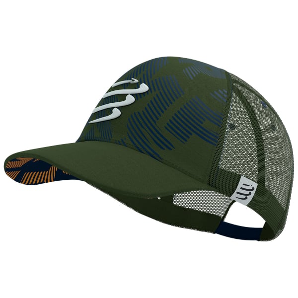 Casquette COMPRESSPORT TRUCKER CAP FR GREEN NAVY PEO
