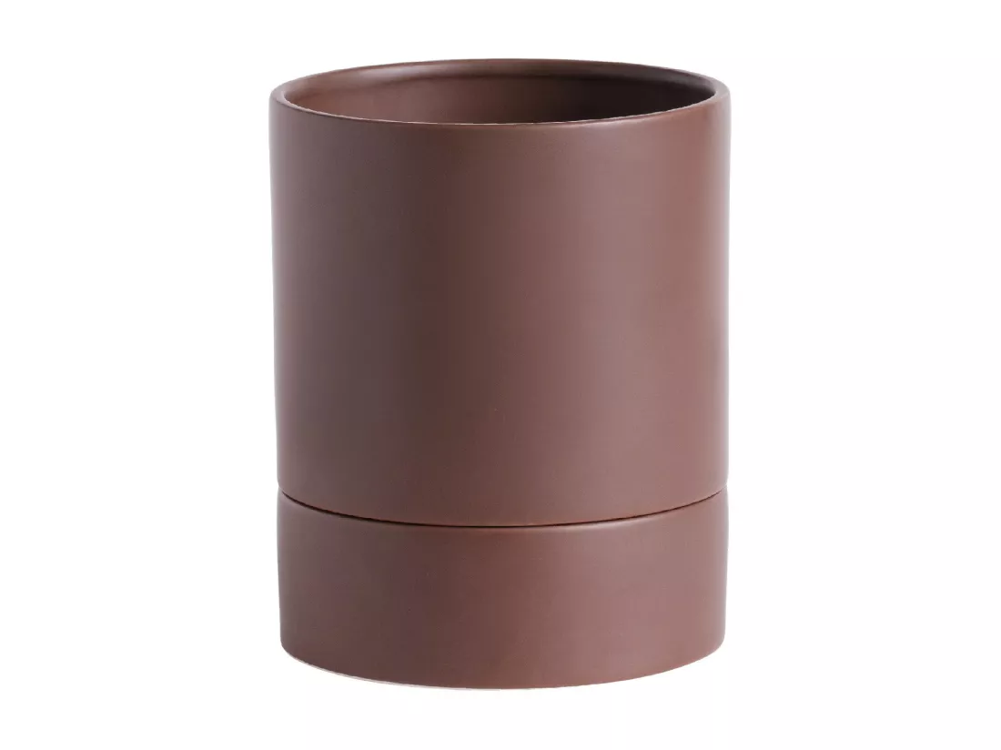 Pot De Fleurs Hannu brun moyen 13 x 11