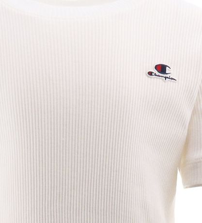 Champion Fashion T-Shirt - Rib - Weiß