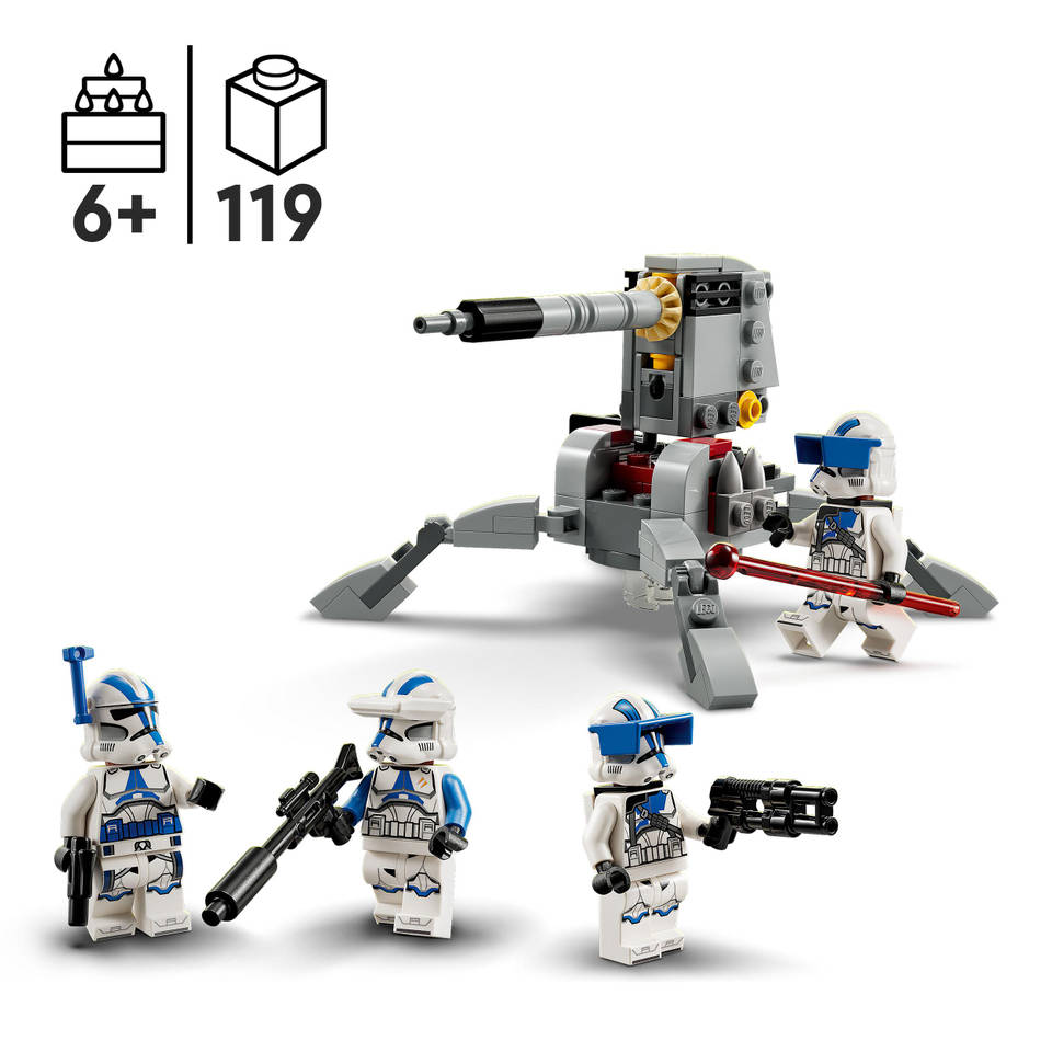 LEGO Star Wars 501st Clone Troopers battle pack 75345