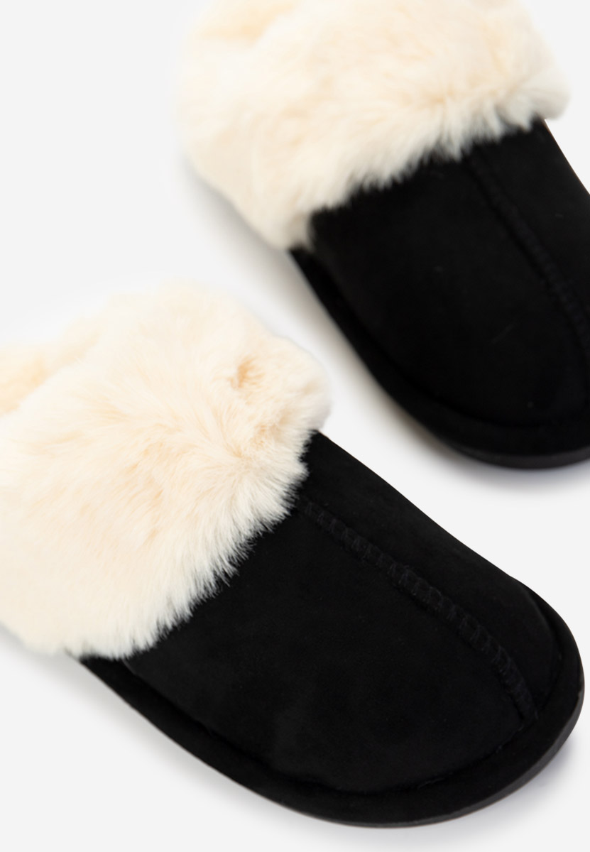 Pantoufles femme noirs Joka