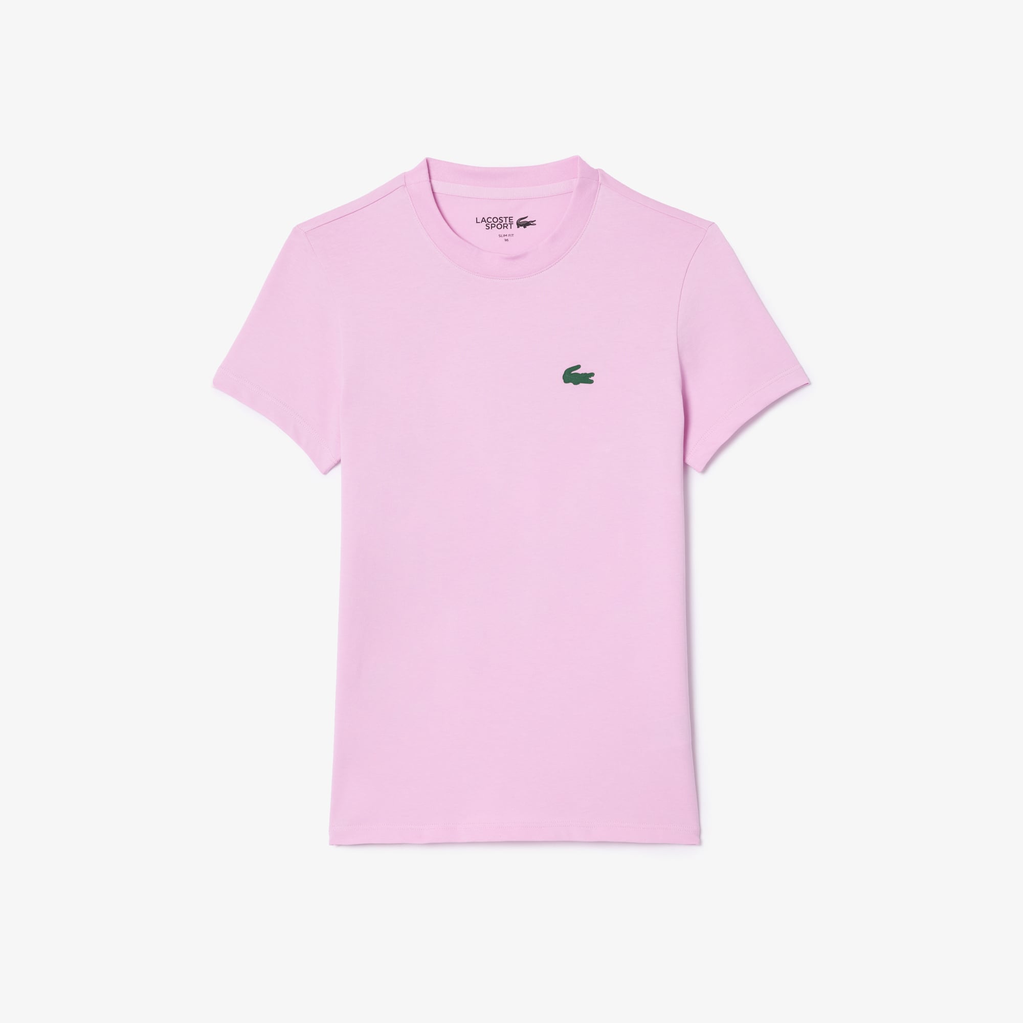 T-shirt jersey technique de coton biologique ultra-dry T-Shirts - Rose - Lacoste - Femme